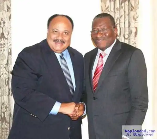 Ex President Goodluck Jonathan Poses Alongside the Son of Martin Luther King Jr in New Photo